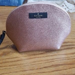 Kate Spade cosmetic case rose gold